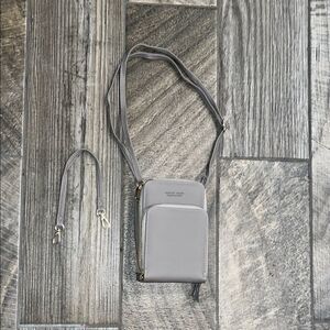 NWOT Forever Young Gray Crossbody Bag